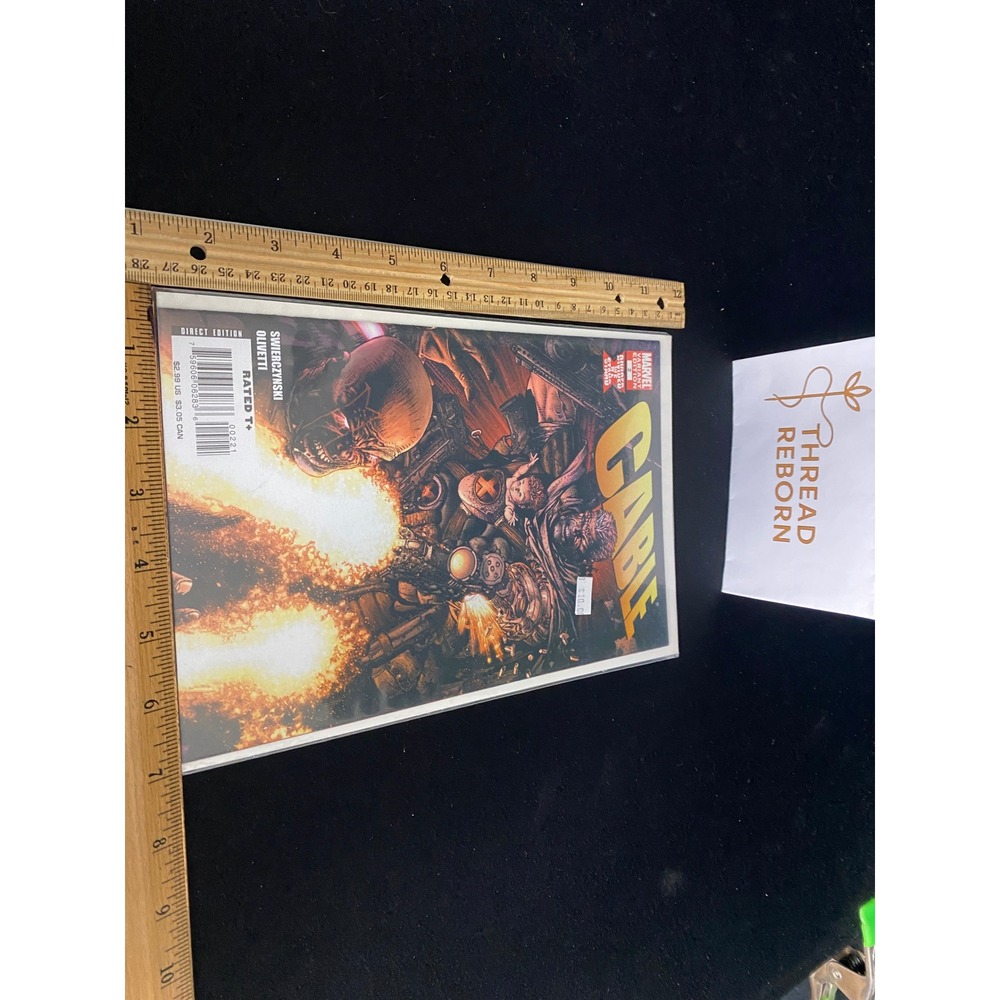 Cable #21 Marvel Comics Swierczynski Olivetti Rated‎ T+ Direct Edition